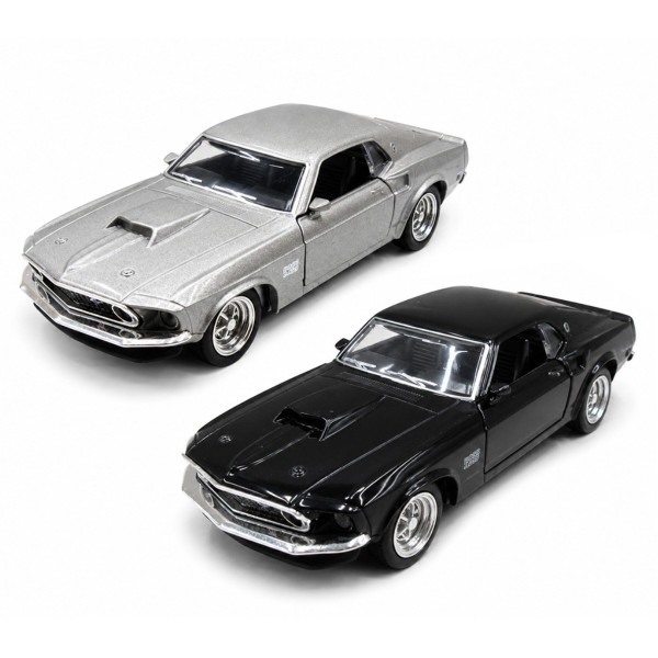 Фото - Автотранспорт TechnoDrive FORD MUSTANG BOSS 429 1969 (сірий або чорний) (260089U)