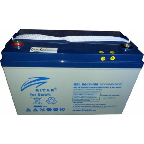 Фото - Акумулятор для ДБЖ Ritar GEL 12V 100AH (DG12-100) Фото - Акумулятор для ДБЖ Ritar GEL 12V 100AH (DG12-100)
