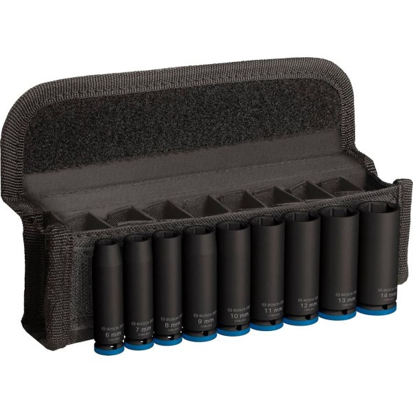 Фото - Набор торцевых головок Bosch Professional Deep 9 шт. 1/4" 50 мм (2.608.003.035) Фото - Набор торцевых головок Bosch Professional Deep 9 шт. 1/4" 50 мм (2.608.003.035)