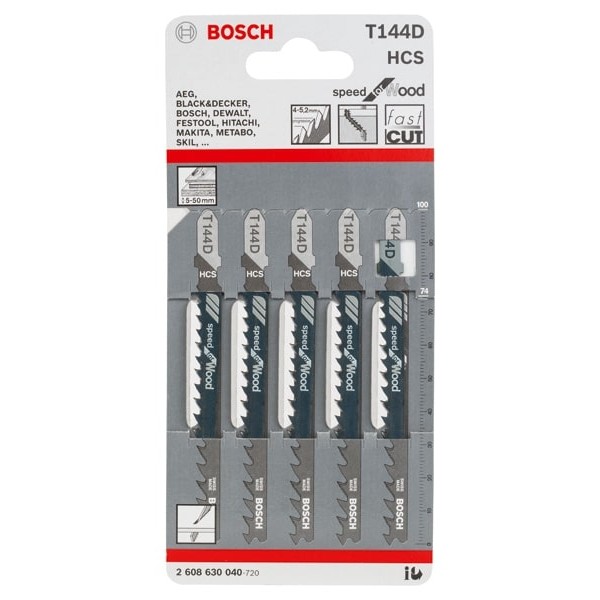 Фото - Полотно Bosch T 144 D, HCS (2.608.630.040)