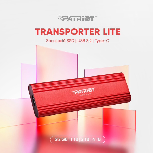 Фото - SSD-накопичувач зовнішній Patriot Transporter 4TB Type-C (PTP4TBPEC)