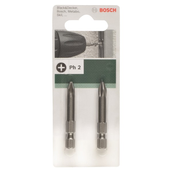 Фото - Біта для викрутки Bosch PH2 XH 49 мм 2 шт. (2.609.255.920)