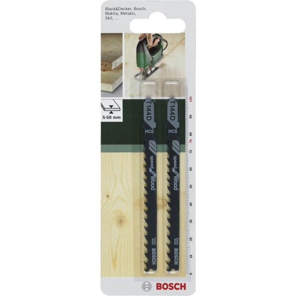 Фото - Полотно Bosch T 144 D 4-5.2х100 мм 2 шт. (2.609.256.718)
