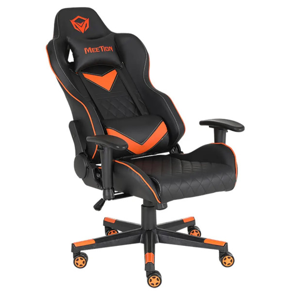 Фото - Крісло для геймерів Meetion CHR14 BLACK/ORANGE (MT-CHR14-A)