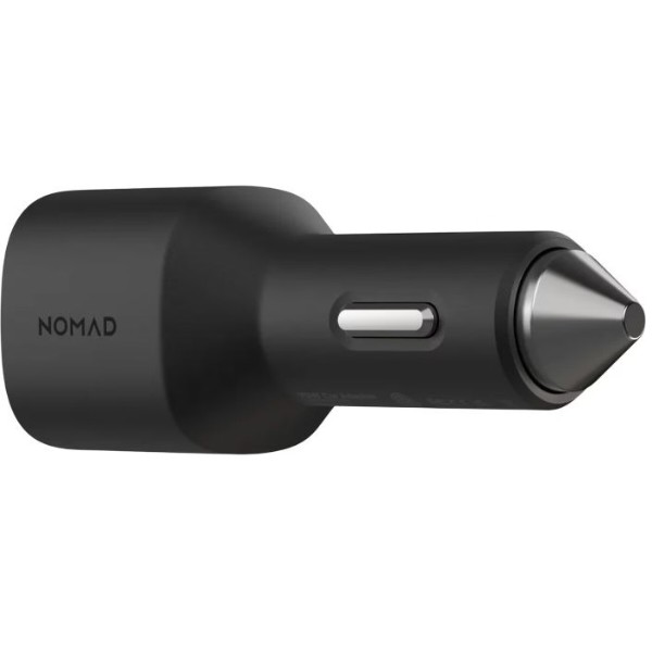 Фото - Автомобильное зарядное устройство Nomad Dual Port USB-C 70W Car Charger Black (NM01895985)