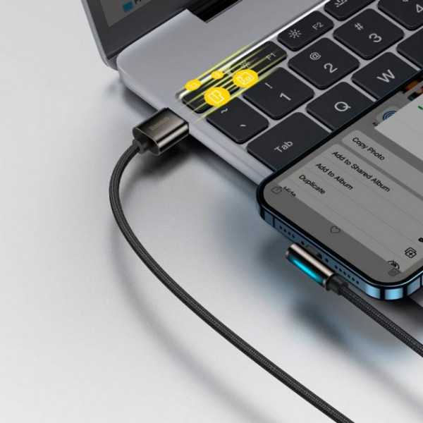 Фото - Кабель синхронізації даних Baseus USB AM-Lightning M 1 m (CALCS-01)