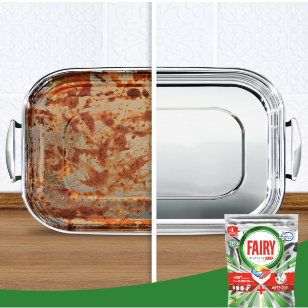 Фото - Таблетка для посудомийної машини Fairy Platinum Плюс Все в Одному Лимон 60шт