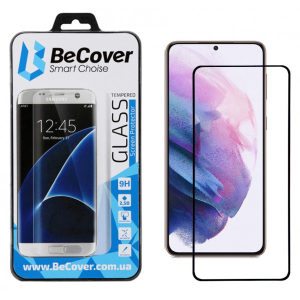 Фото - Захисне скло для смартфону BeCover Samsung Galaxy S21+ SM-G996 Black (705916)