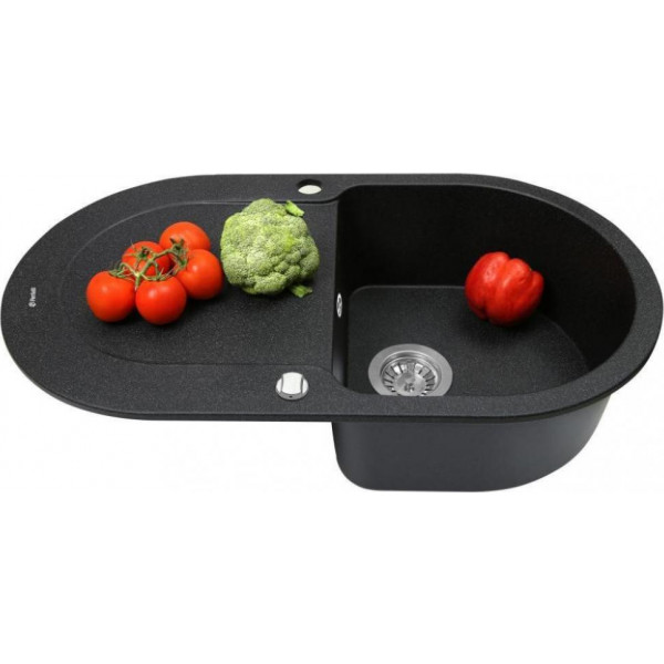 Фото - Мийка кухонна Perfelli Izetta OGI 1141-78 Black Metallic