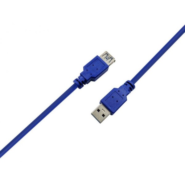 Фото - Кабель USB type A - USB type A ProLogix USB 3.0 AM/AF, синій 3 м (PR-USB-P-11-30-3m)