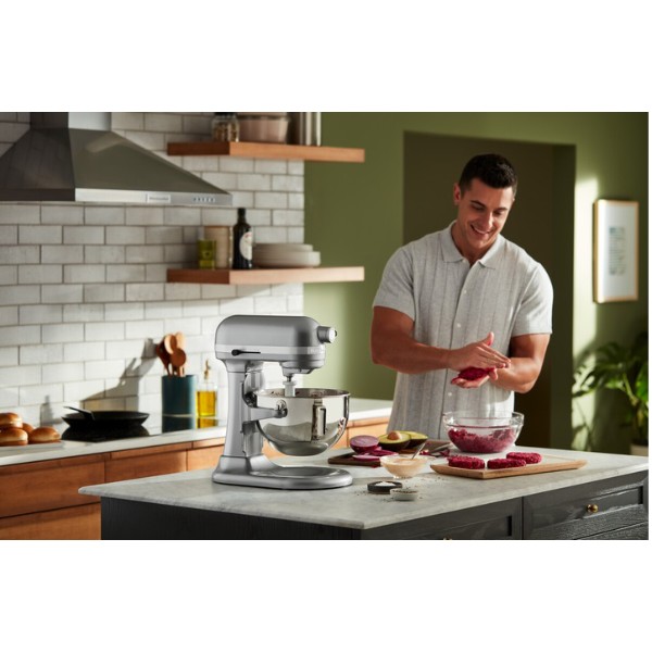 Фото - Планетарный миксер KitchenAid Heavy Duty 5,2 л (5KSM55SXXECU)