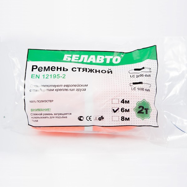Фото - Стяжной ремень BelAuto 2 т 6 м (BC2-6)