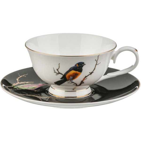 Фото - Набір чашок Lefard Золота птиця 12 пр. (264-636)