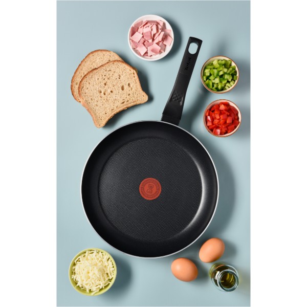 Фото - Сковорода універсальна Tefal B5550653 EXTRA COOK&CLEAN 28 см