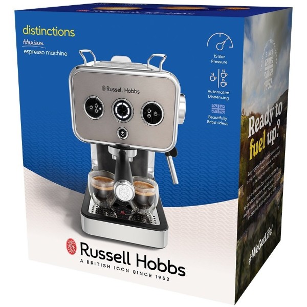 Фото - Кофеварка рожковая Russell Hobbs 26452-56 Distinctions Metal