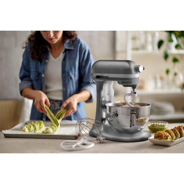 Фото - Планетарный миксер KitchenAid Heavy Duty 5,2 л (5KSM55SXXECU)