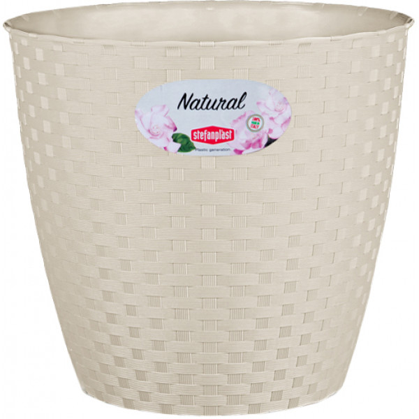Фото - Вазон Stefanplast NATURAL 19х17,5 см 73576