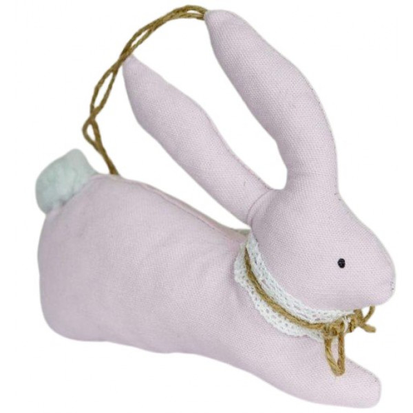 Фото - М'яка іграшка Прованс Зайчик рожевий 17 см (028790)