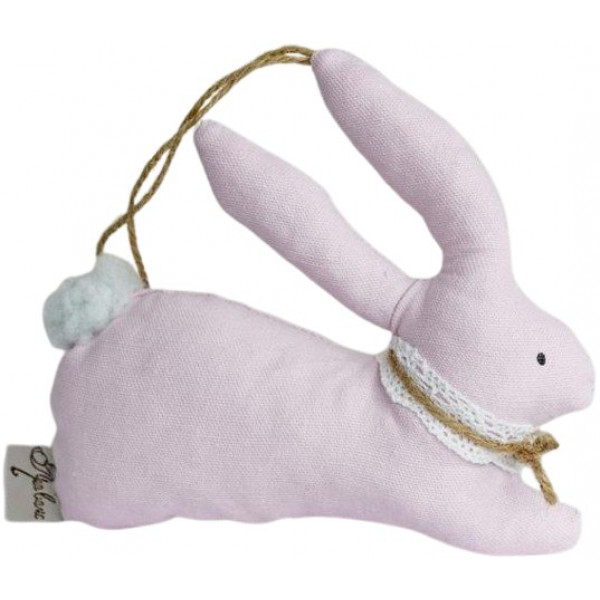 Фото - М'яка іграшка Прованс Зайчик рожевий 17 см (028790)