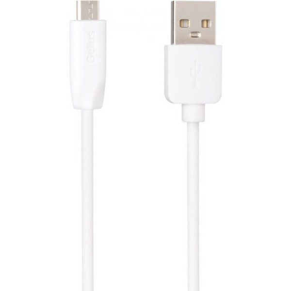 Фото - Кабель Gelius One GP-UC115 MicroUSB White 1m (85158)