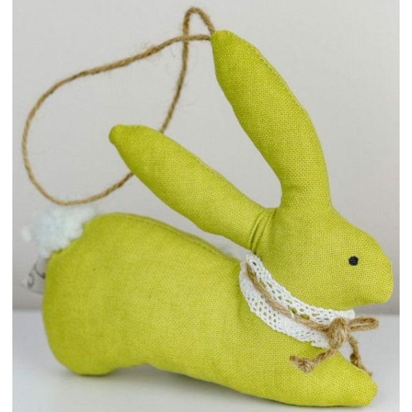 Фото - М'яка іграшка Прованс Зайчик зелений 17 см (028789)