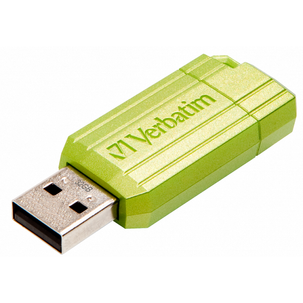 Фото - Флеш USB Verbatim Drive PinStripe 32GB USB 2.0 Euc Green (49958)