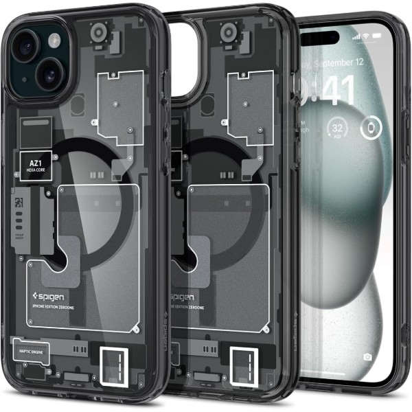 Фото - Чохол для смартфону Spigen for Apple iPhone 15 Plus Ultra Hybrid MagFit, Zero One (ACS06664)