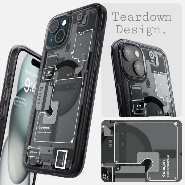 Фото - Чохол для смартфону Spigen for Apple iPhone 15 Plus Ultra Hybrid MagFit, Zero One (ACS06664)