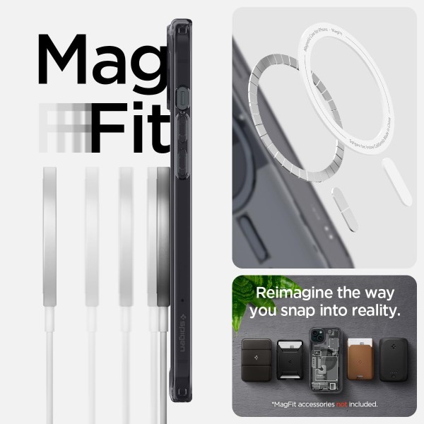 Фото - Чохол для смартфону Spigen for Apple iPhone 15 Plus Ultra Hybrid MagFit, Zero One (ACS06664)