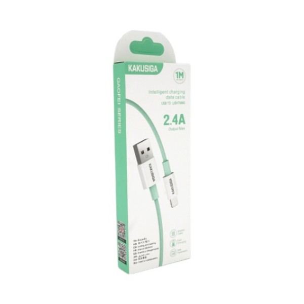 Фото - Кабель iKaku KSC-723 GAOFEI for iPhone 1 м Green (KSC-723-G-L)