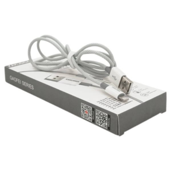 Фото - Кабель синхронизации данных iKaku KSC-723 GAOFEI for iPhone 1 м Gray (KSC-723-Gr-L)