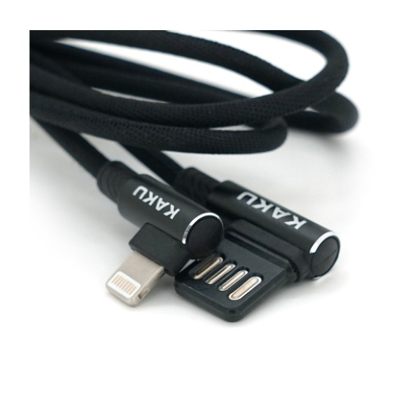 Фото - Кабель iKaku KSC-028 JINDIAN for iPhone 1 м Black (KSC-028-B-L)