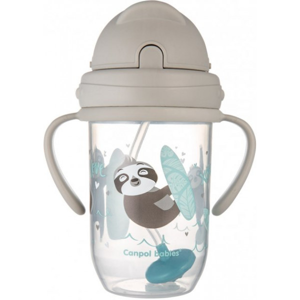 Поїльник-непроливайка дитячий Canpol babies EXOTIC з трубочкою та