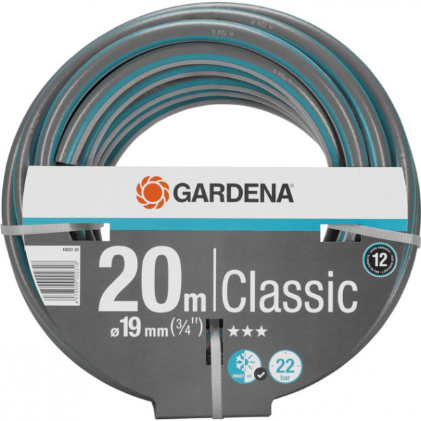 Фото - Шланг поливочний Gardena Classic 19 мм (3/4"") 20 м (18022-20.000.00)