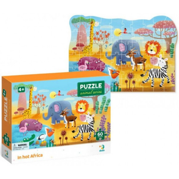 Фото - Пазли (3-4 роки) Dodo Спека в Африці 60 ел. (300376)