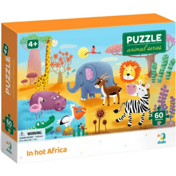 Фото - Пазли (3-4 роки) Dodo Спека в Африці 60 ел. (300376)