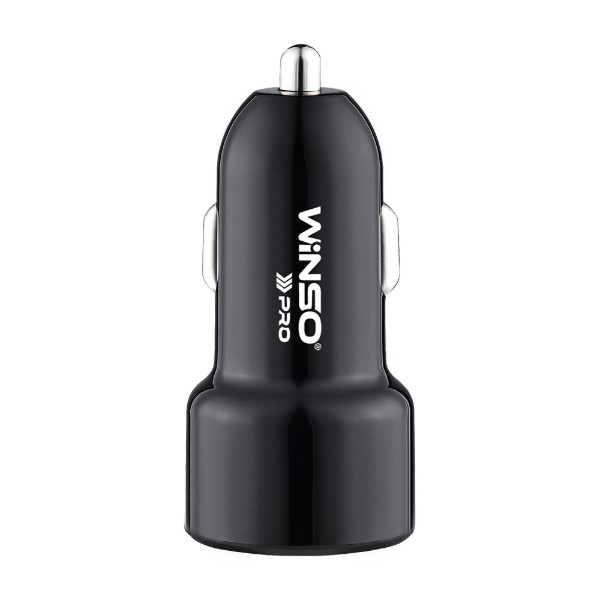 Фото - Автомобильное зарядное устройство Winso PRO 12W 2xUSB-A (222012)