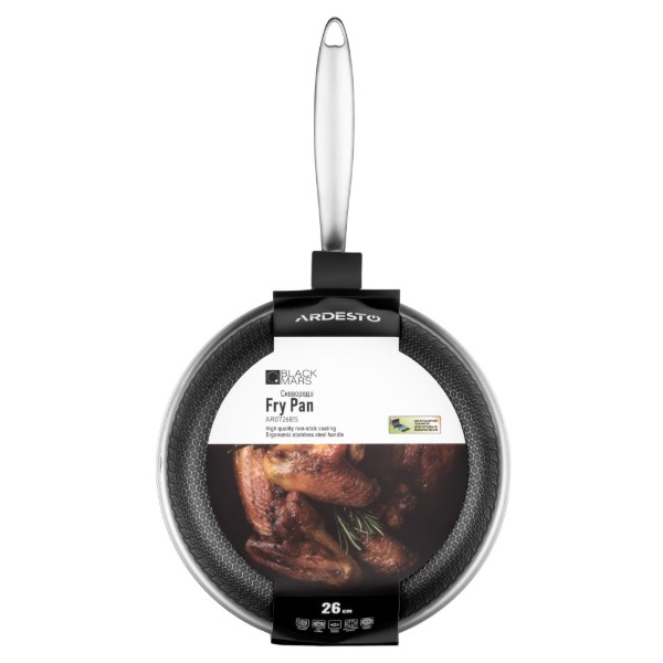 Фото - Сковорода універсальна ARDESTO Black Mars Avior 26 см (AR0726BS)
