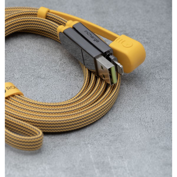 Фото - Кабель Rolling Square 6in1, inCharge XL 2 м Yellow (XLM03R)