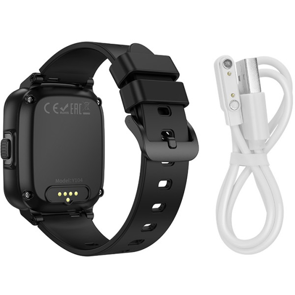 Фото - Детские часы HOCO Y104 4G Black (6942007646352)