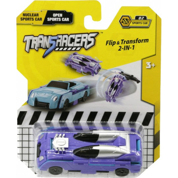 Фото - Машинка-трансформер Flip Cars Атомний спорткар і Спорткар кабріолет (EU463875B-02)