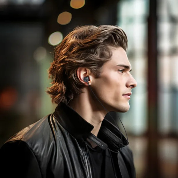 Фото - Навушники вкладиші бездротові HOCO ES70 Armour neck-mounted BT earphones Black (6942007611602)