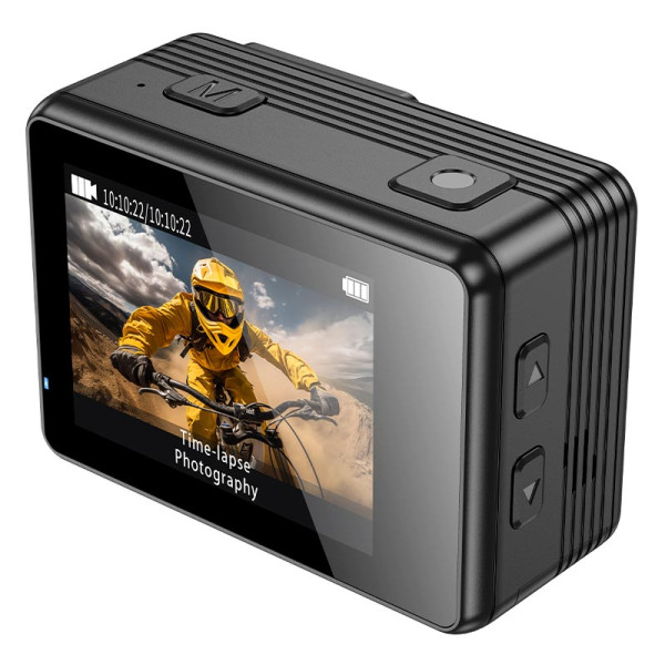 Фото - Экшн-камера HOCO DV102 4K anti-shake sports camera Black (6942007633352)
