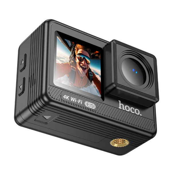 Фото - Экшн-камера HOCO DV102 4K anti-shake sports camera Black (6942007633352)