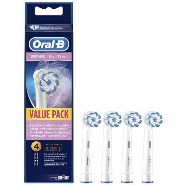 Фото - Насадка для зубної щітки Braun Oral-B Sensi UltraThin EB60 4 шт.
