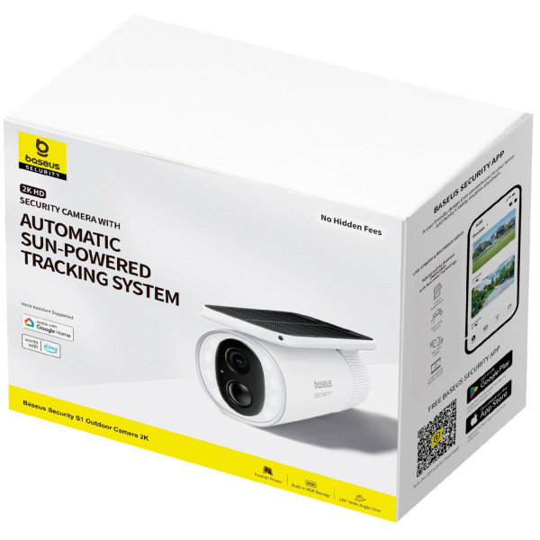 Фото - IP-камера Baseus Security S1 Outdoor Camera 2K White (S0SW002130)