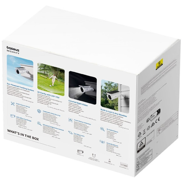 Фото - IP-камера Baseus Security S1 Outdoor Camera 2K White (S0SW002130)