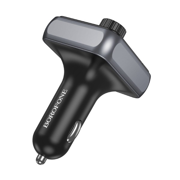 Фото - FM модулятор BOROFONE BC50 Ascenso PD20W+QC3.0 car BT FM transmitter Black (6941991115257)