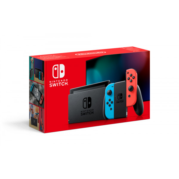 Фото - Ігрова приставка портативна Nintendo Switch (Neon Blue/Red)