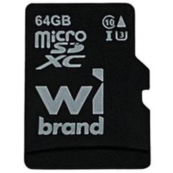 Фото - Карта пам'яті Wibrand microSDXC (UHS-1 U3) 64Gb class 10 (WICDXU3/64GB)